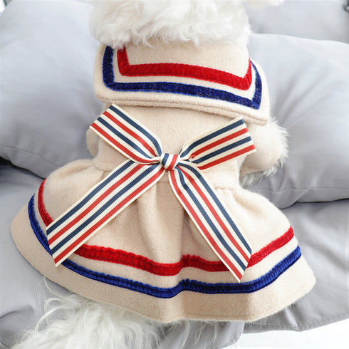 JK Style Dress with Bowknot