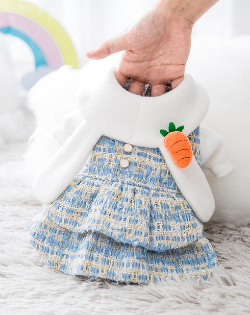 Little Bunny Dress with 3D Carrot