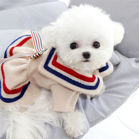 JK Style Dress with Bowknot