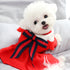 Woolen Princess Dress with Bowknot